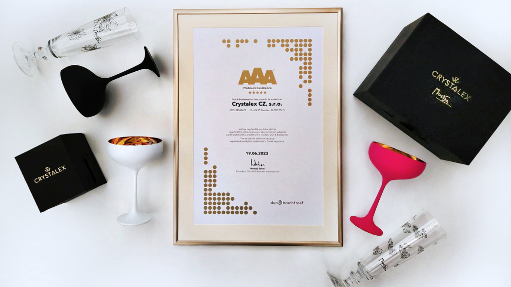 Slavnostní získání certifikátu AAA Platinum